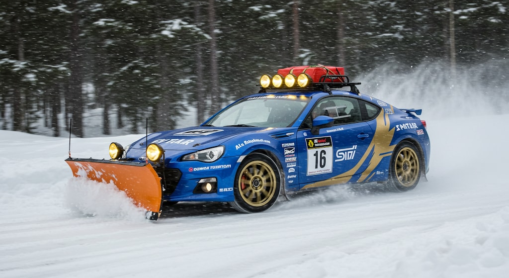 BRZラリーカー除雪車