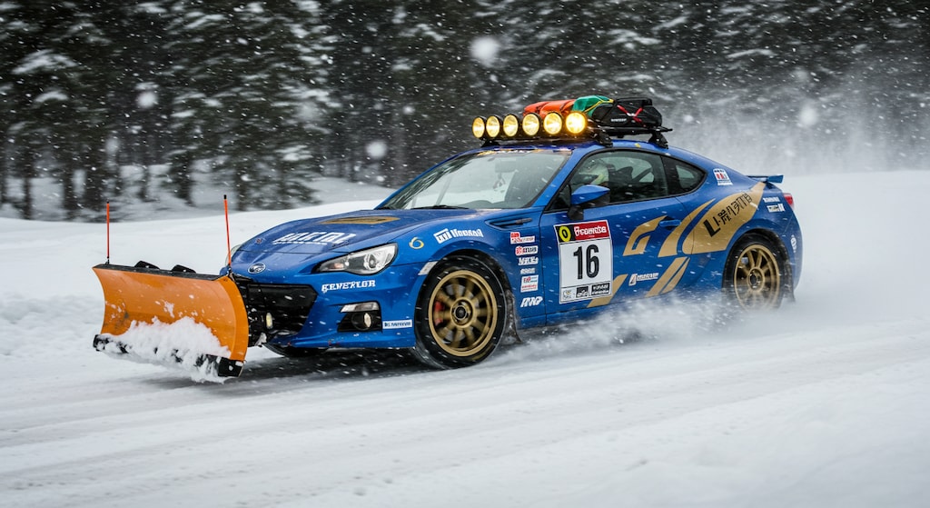 BRZラリーカー除雪車