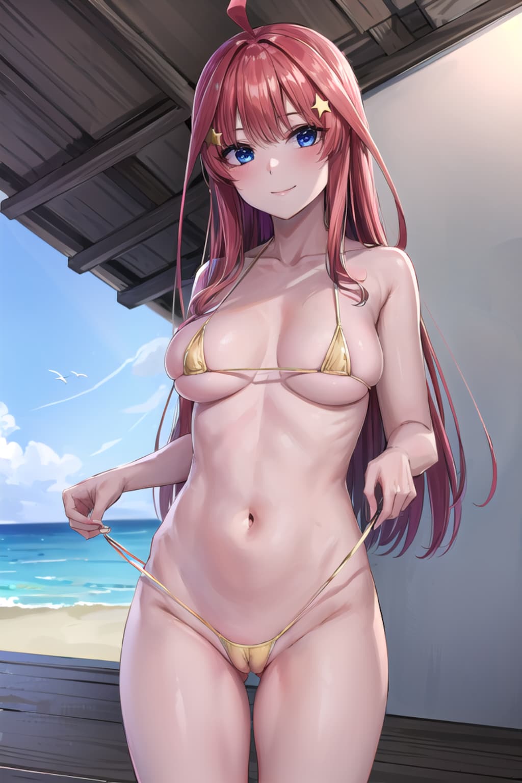 中野五月 スク水・白スク水・マイクロビキニ・寄せ乳・対面座位・正常位・授乳手コキ