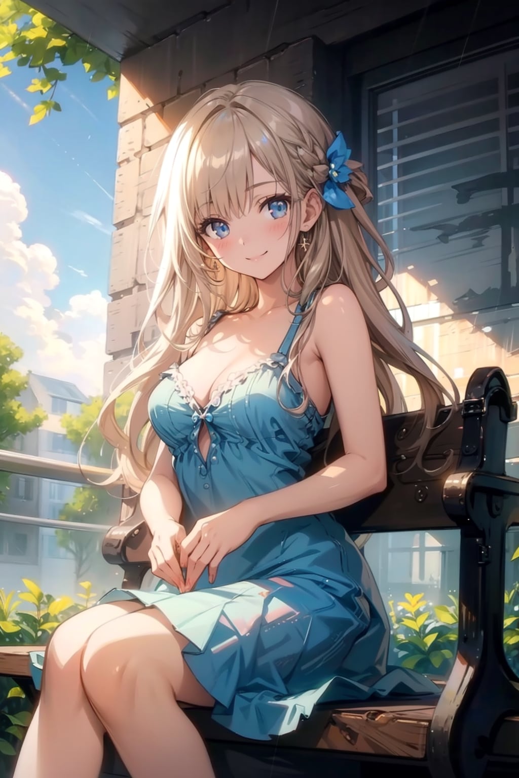 微笑む彼女