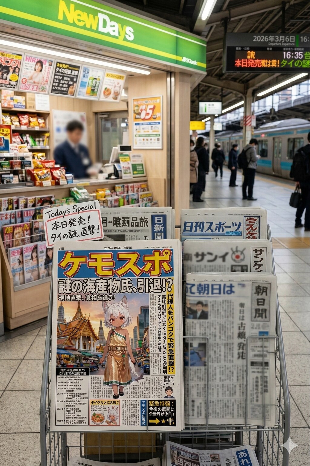 ３月６日はスポーツ新聞の日