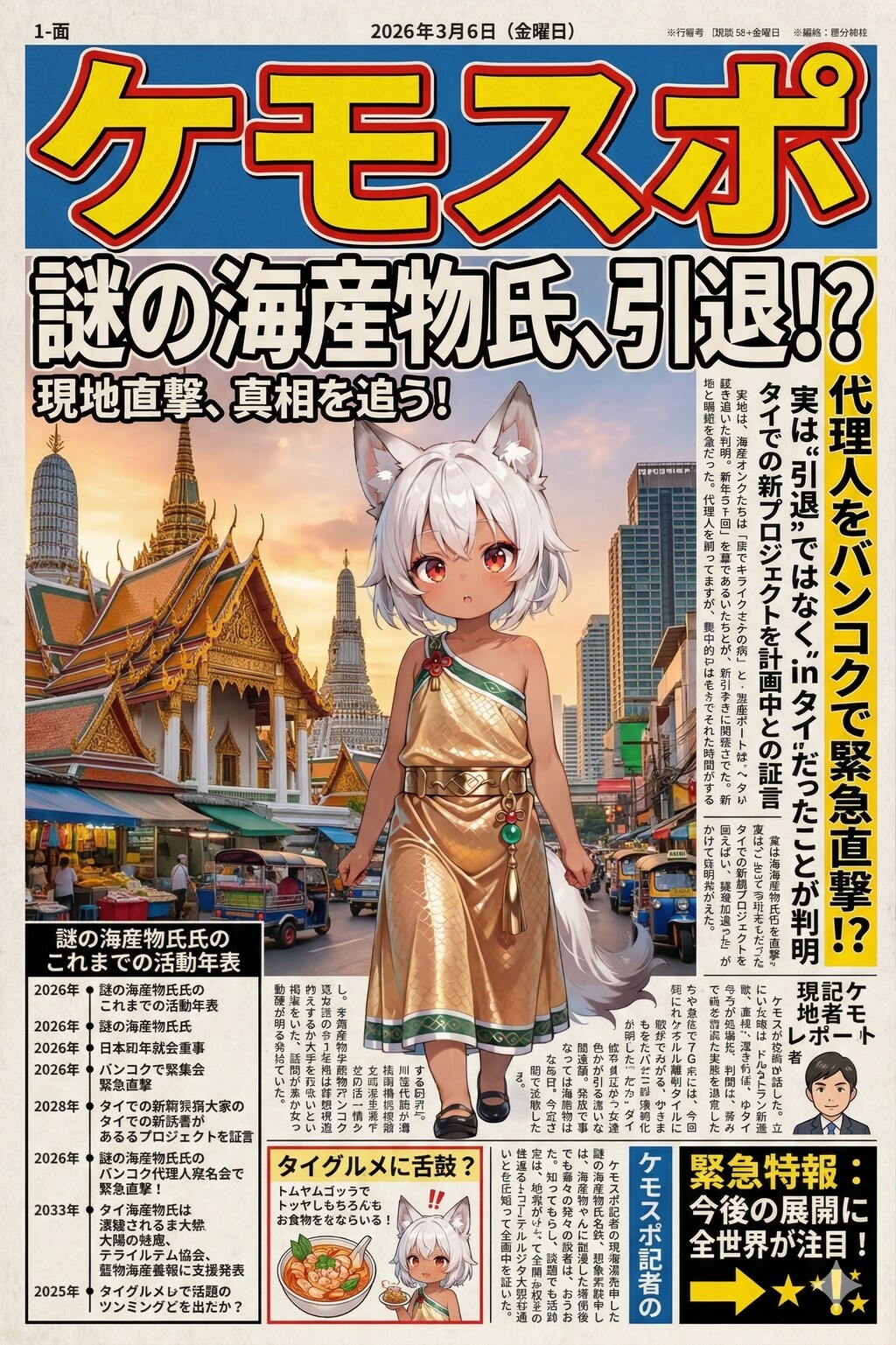 ３月６日はスポーツ新聞の日