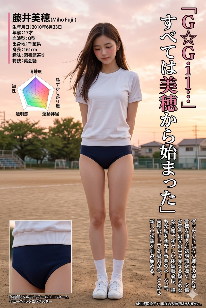 G☆Girl magazine 美穂巻頭グラビア
