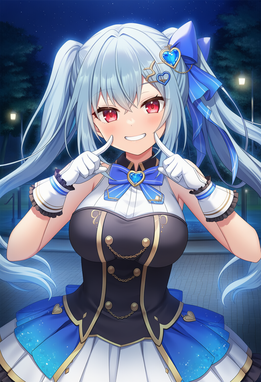 魅惑の装い全年齢版(86) 〜夜道のフィンガースマイル〜 | の人気AIイラスト・グラビア