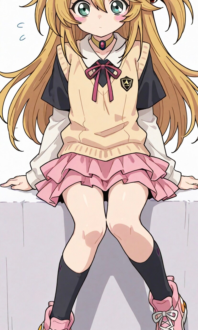 ピンクのスカート☆