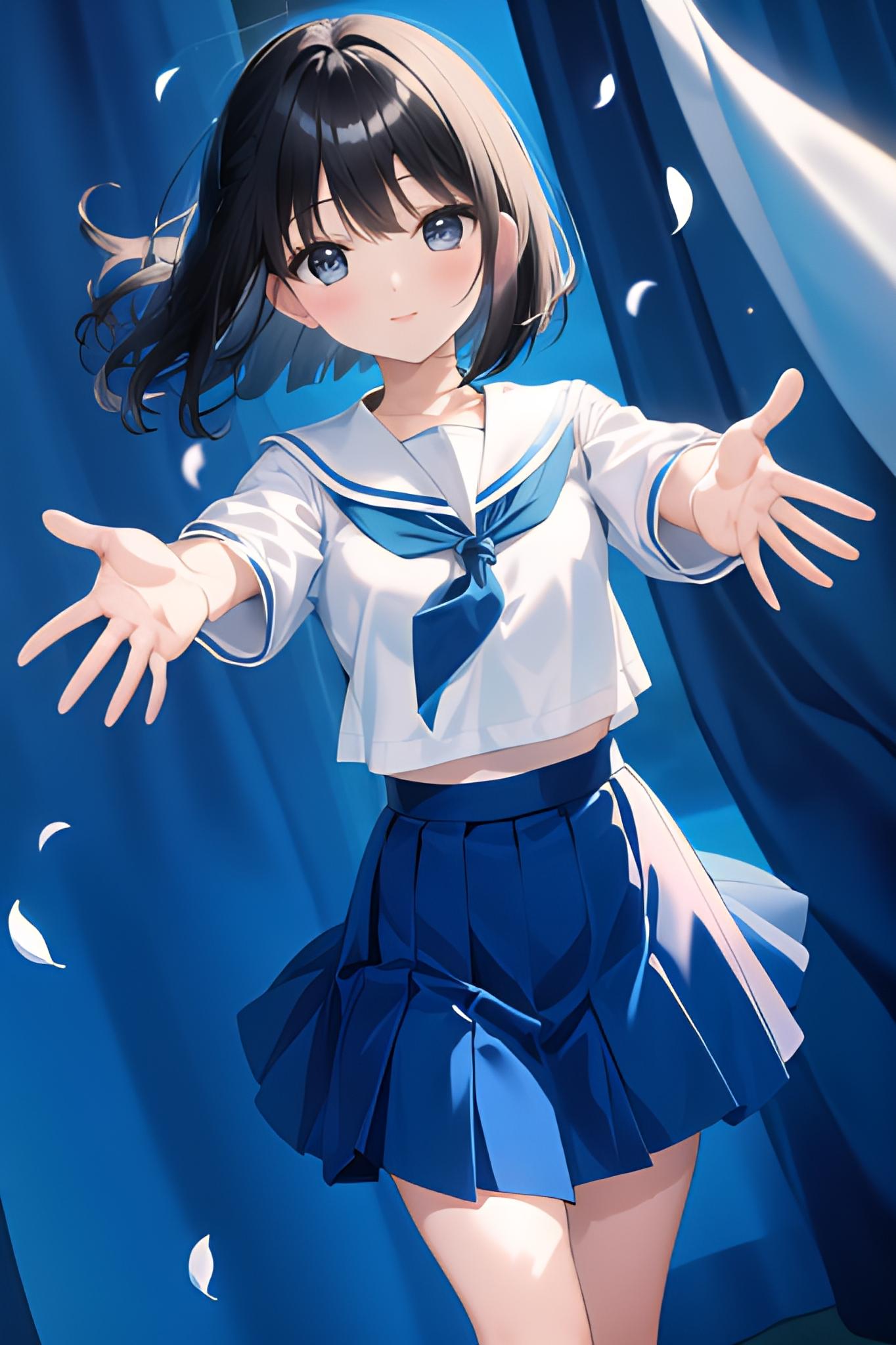 Waving Blue