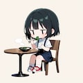 菜っ葉を食べる 4枚目