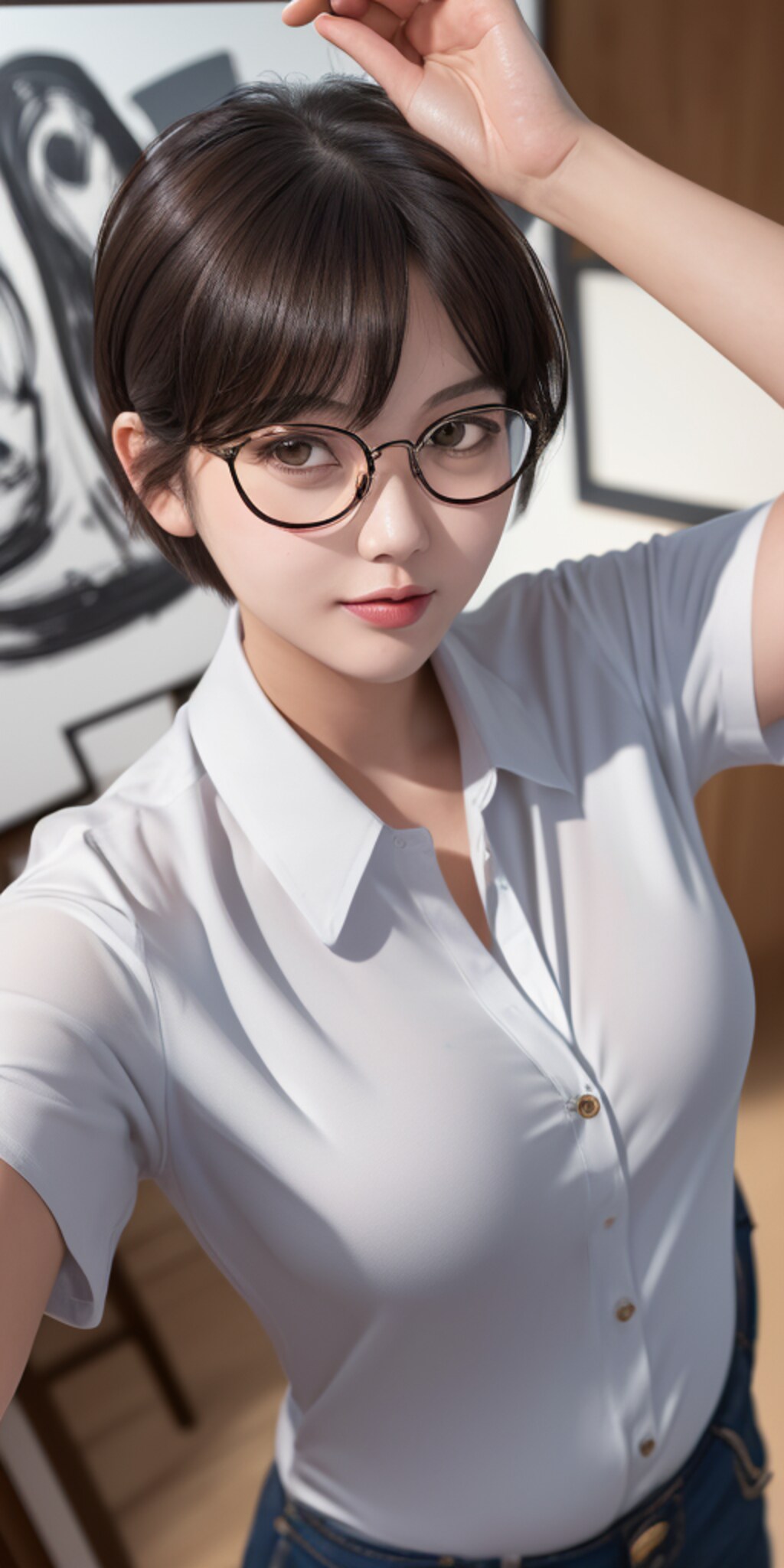 眼鏡のお姉さん