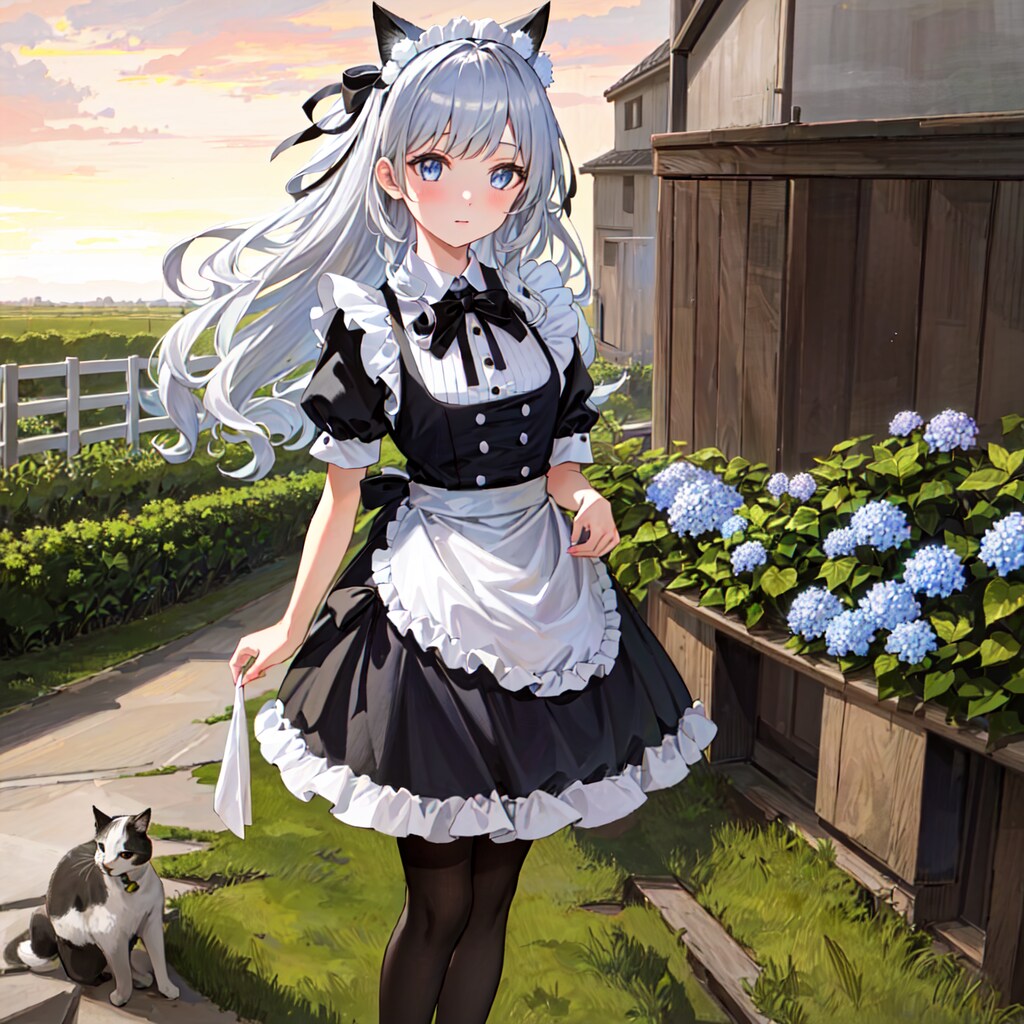 ネコ耳メイドさん