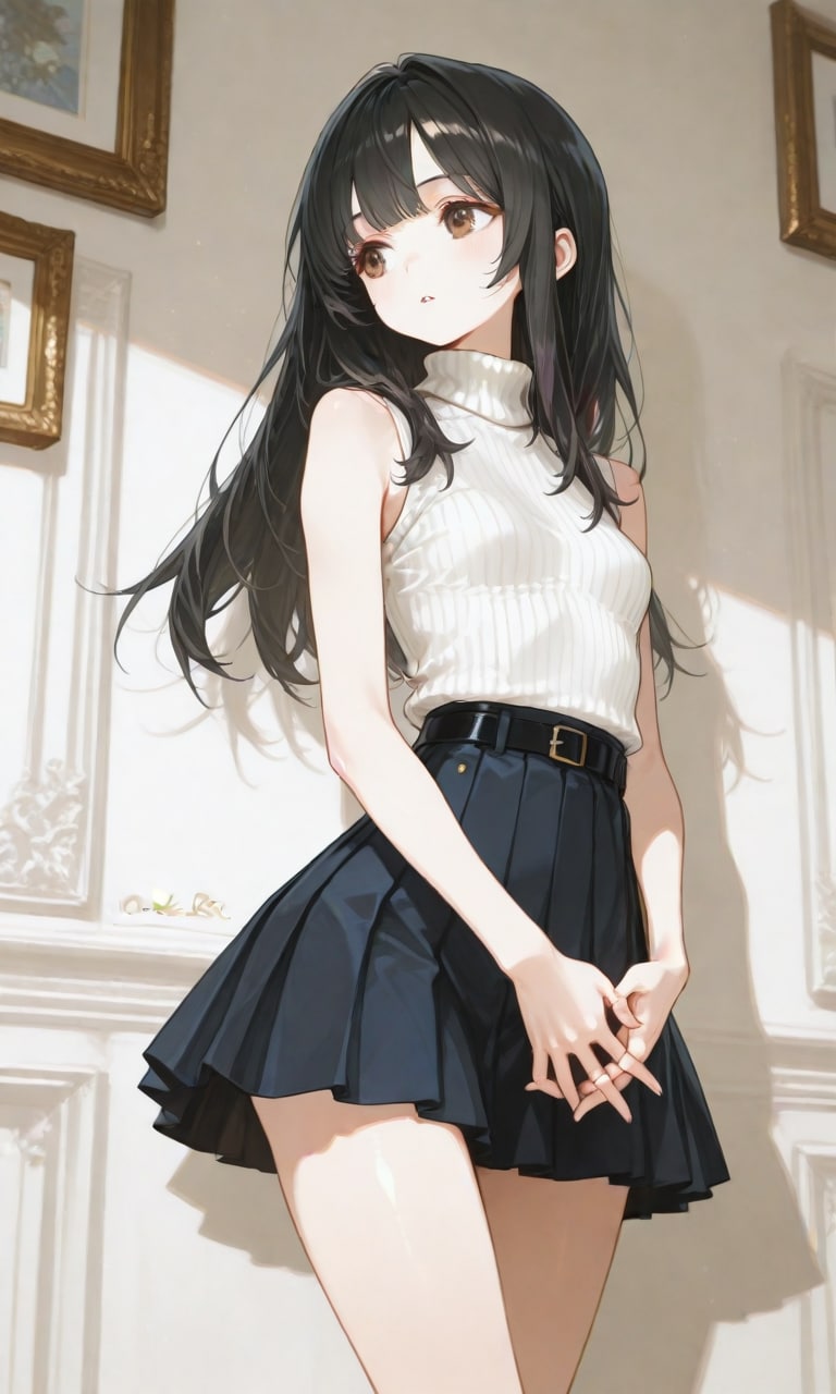 何かに気づいた子