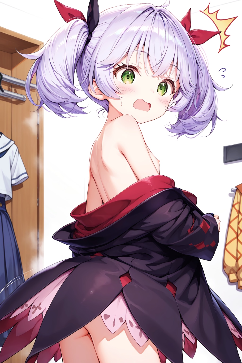 着替え中のハプニング