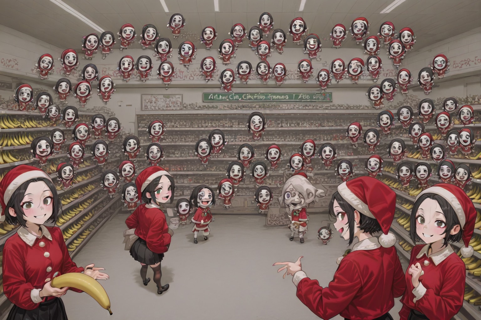 クリスマスバナナ | の人気AIイラスト・グラビア