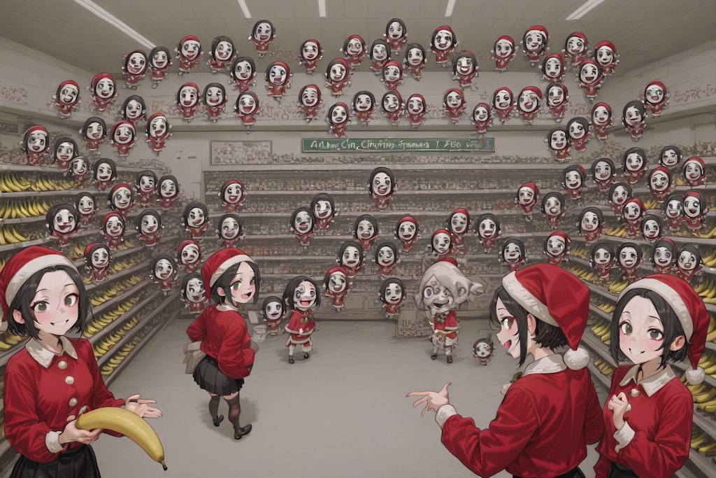 クリスマスバナナ