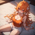 午後〜夕方くらいのオレンジ髪ちゃん 9枚目