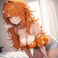 午後〜夕方くらいのオレンジ髪ちゃん 4枚目