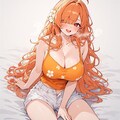 午後〜夕方くらいのオレンジ髪ちゃん 8枚目