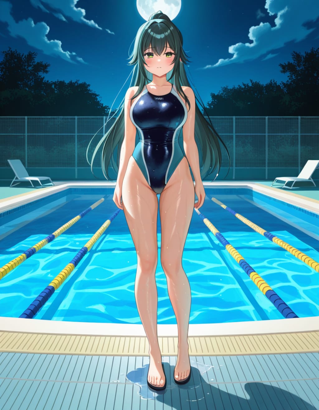 競泳水着の手毬