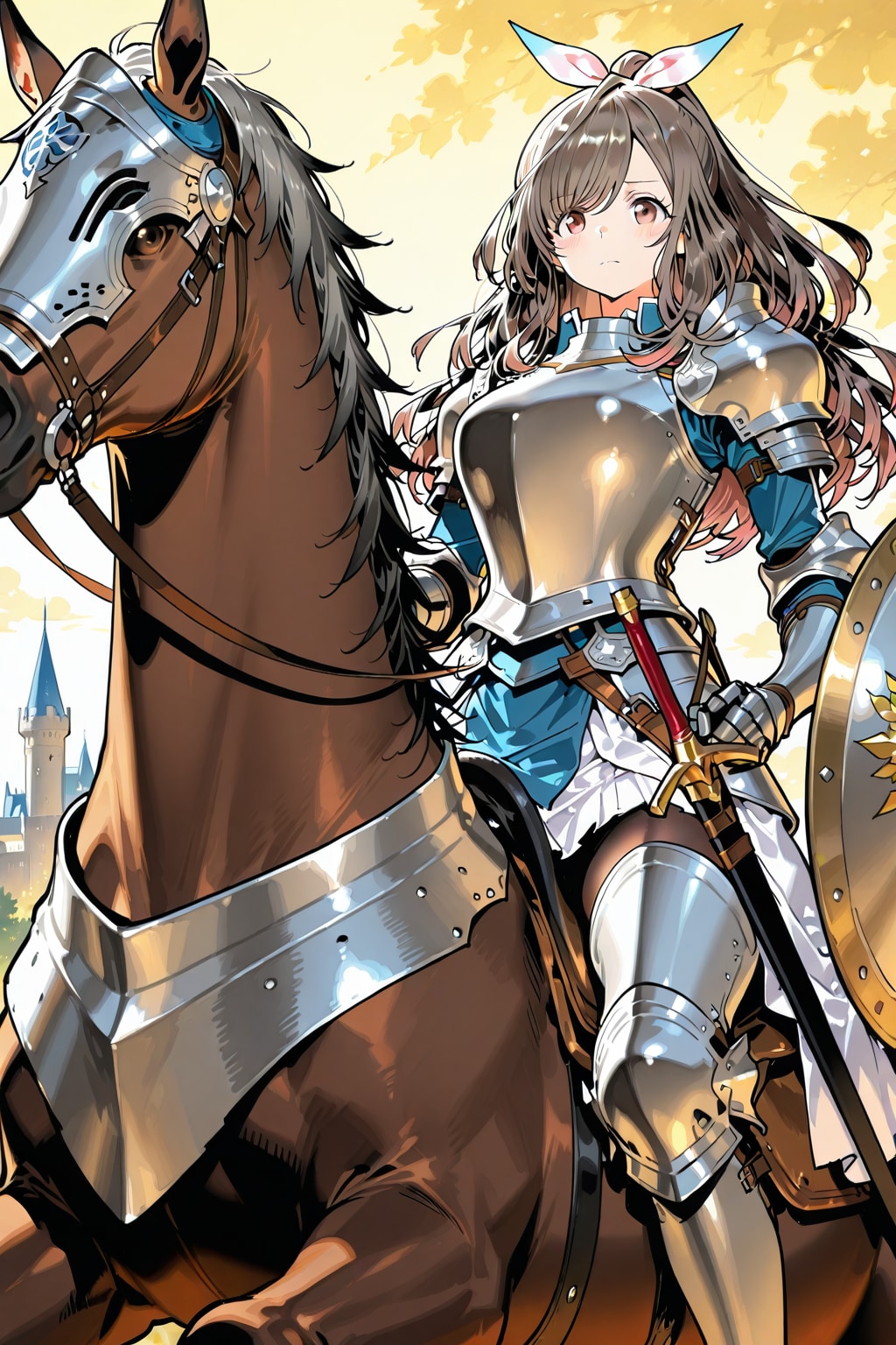 騎士装備のこがたん | の人気AIイラスト・グラビア