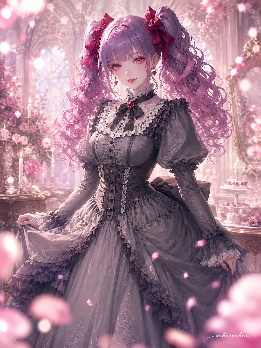 ヴィクトリア朝風のドレス