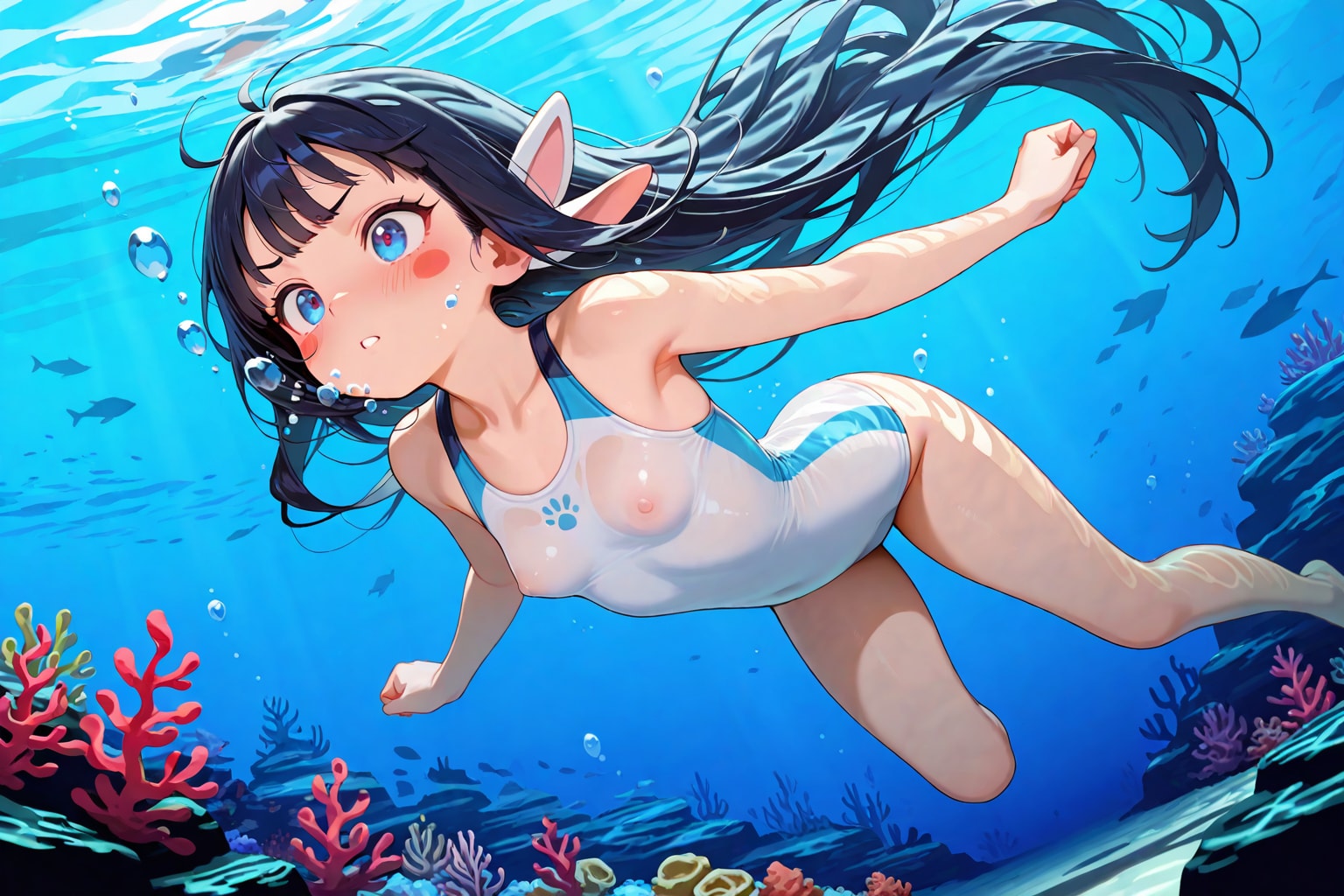 海の中で（LILY）