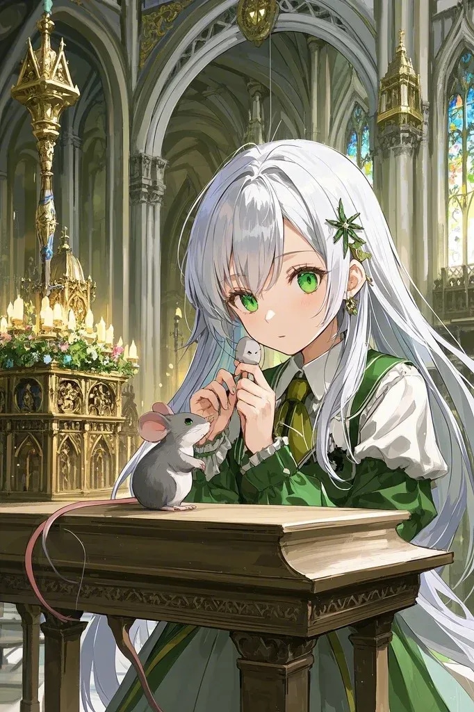 ステラちゃんとネズミ | の人気AIイラスト・グラビア