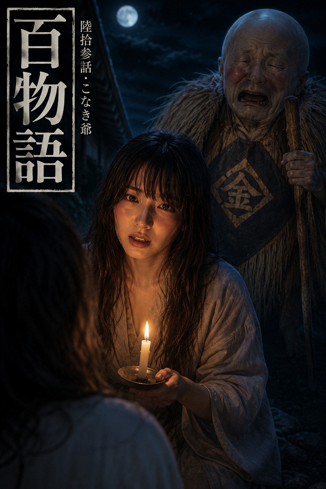 【真夏の夜の怪異】「百物語」～陸拾参話・こなき爺～(やちまるさん主催企画「真夏の夜の怪異」エントリー作品) | の人気AIイラスト・グラビア