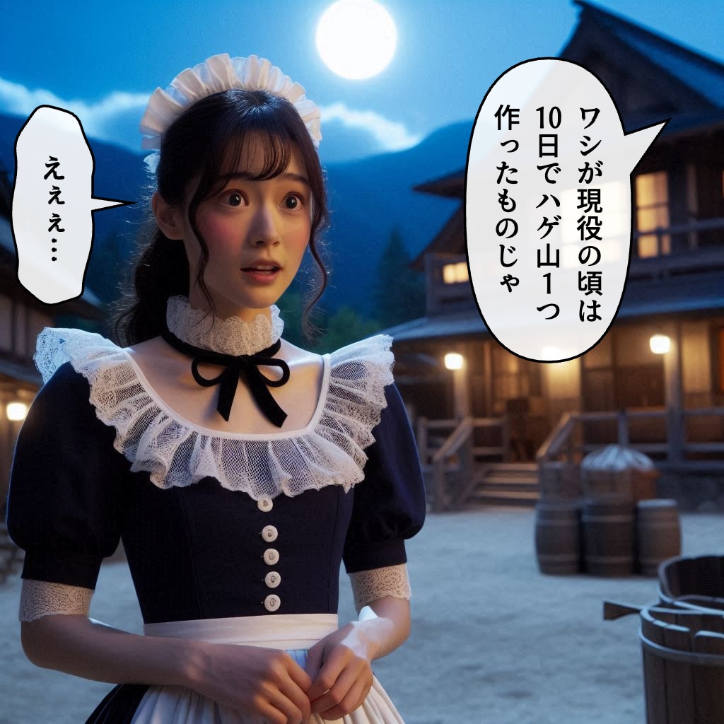 お説教されるメイド23号