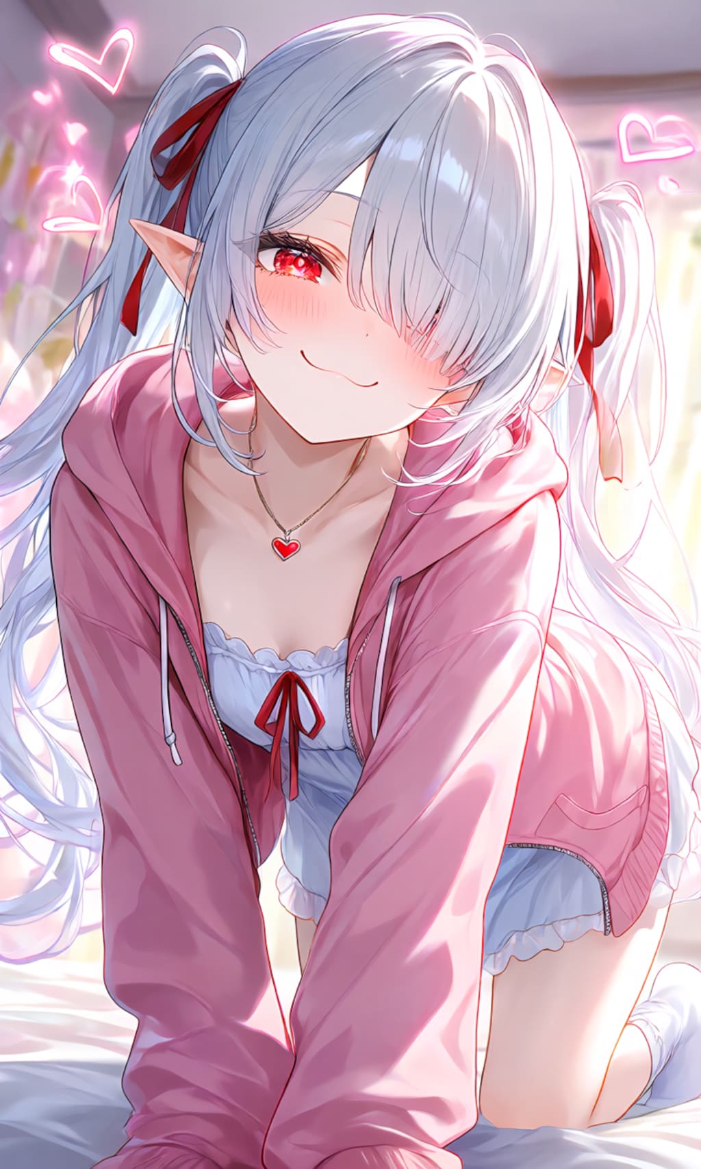 朝起こしにきたシロネさん3