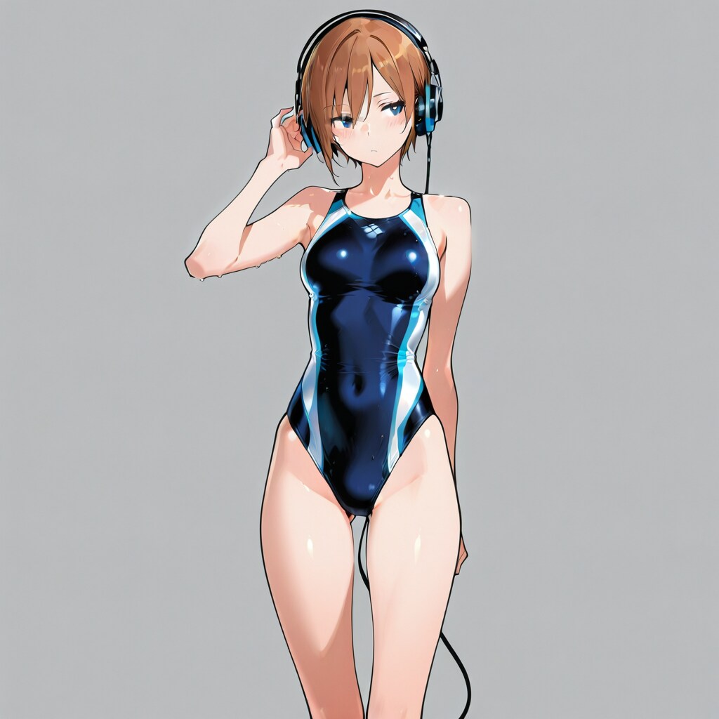ヘッドホン女子