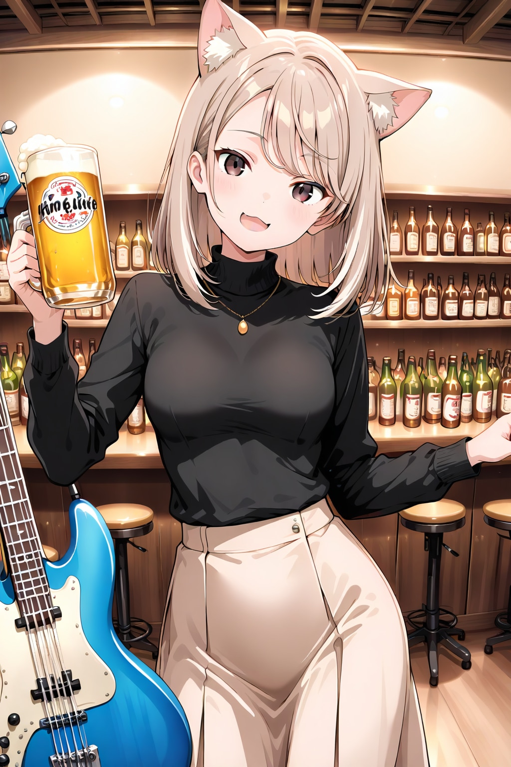 ネコ娘のムギちゃん🐈✨１５ | の人気AIイラスト・グラビア