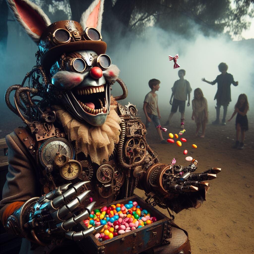 子供好きな悪魔兎