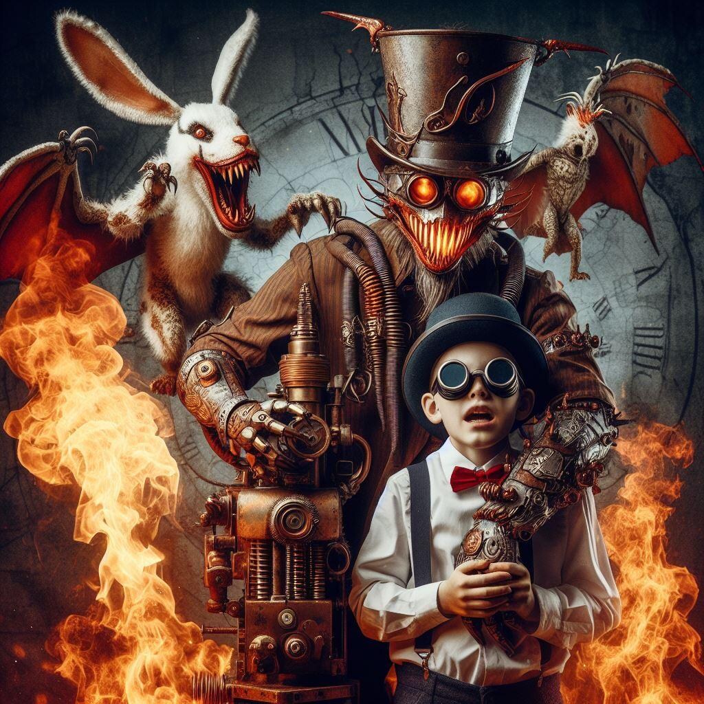 子供好きな悪魔兎