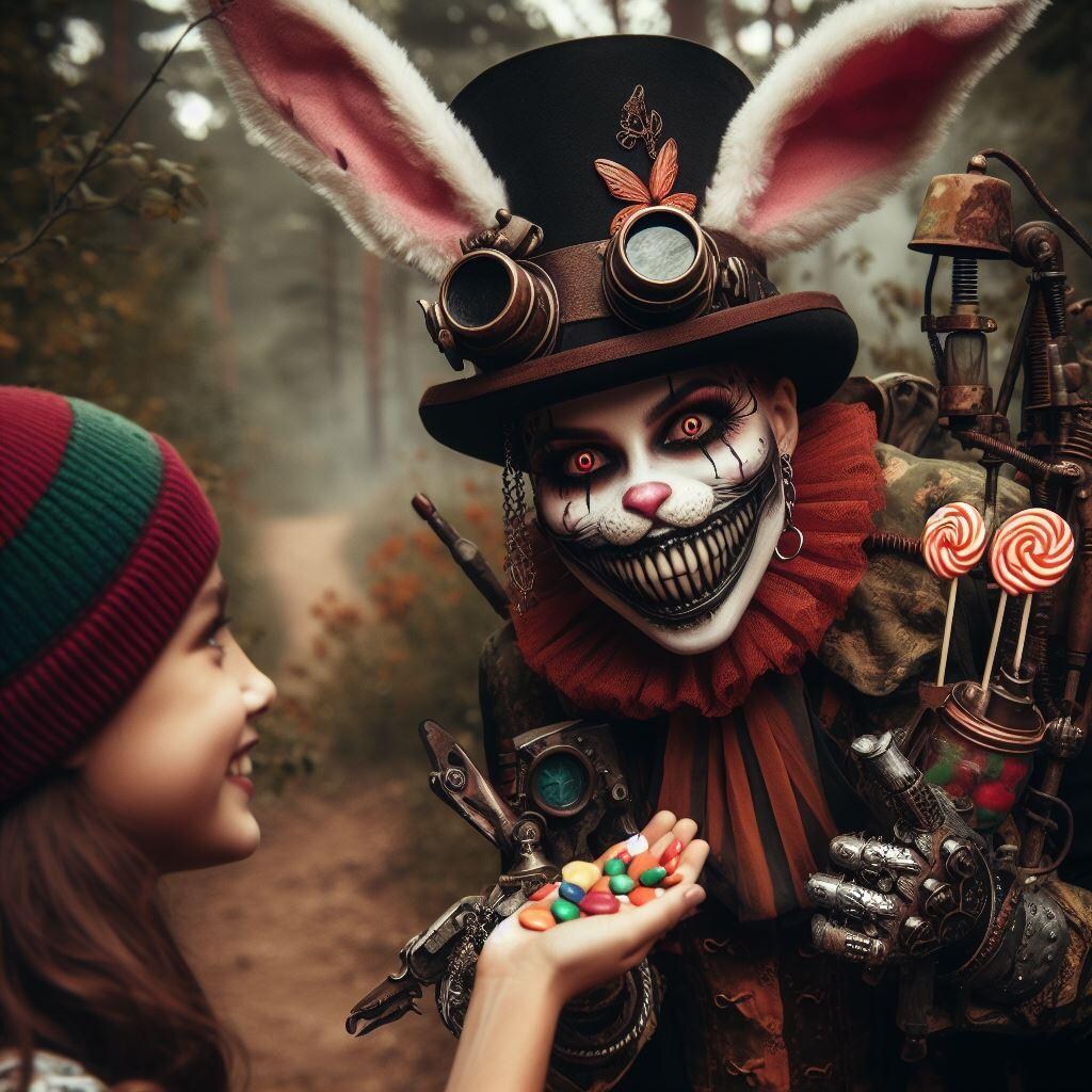 子供好きな悪魔兎