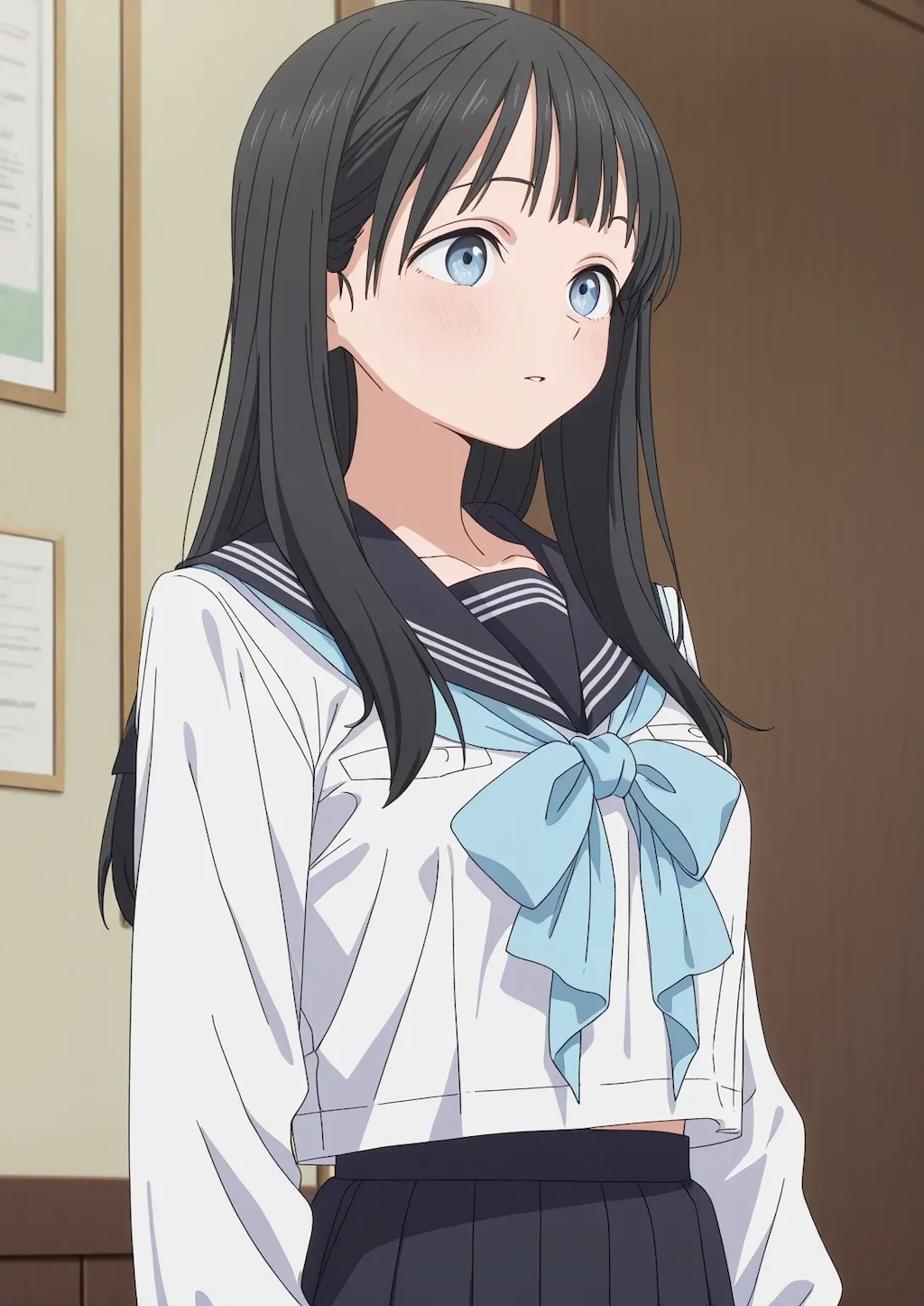 明日ちゃんのセーラー服001《SeaArt》