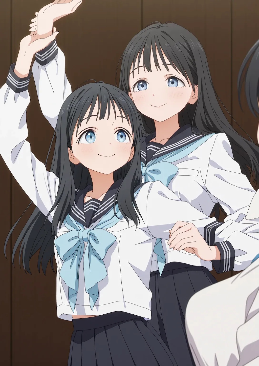 明日ちゃんのセーラー服001《SeaArt》