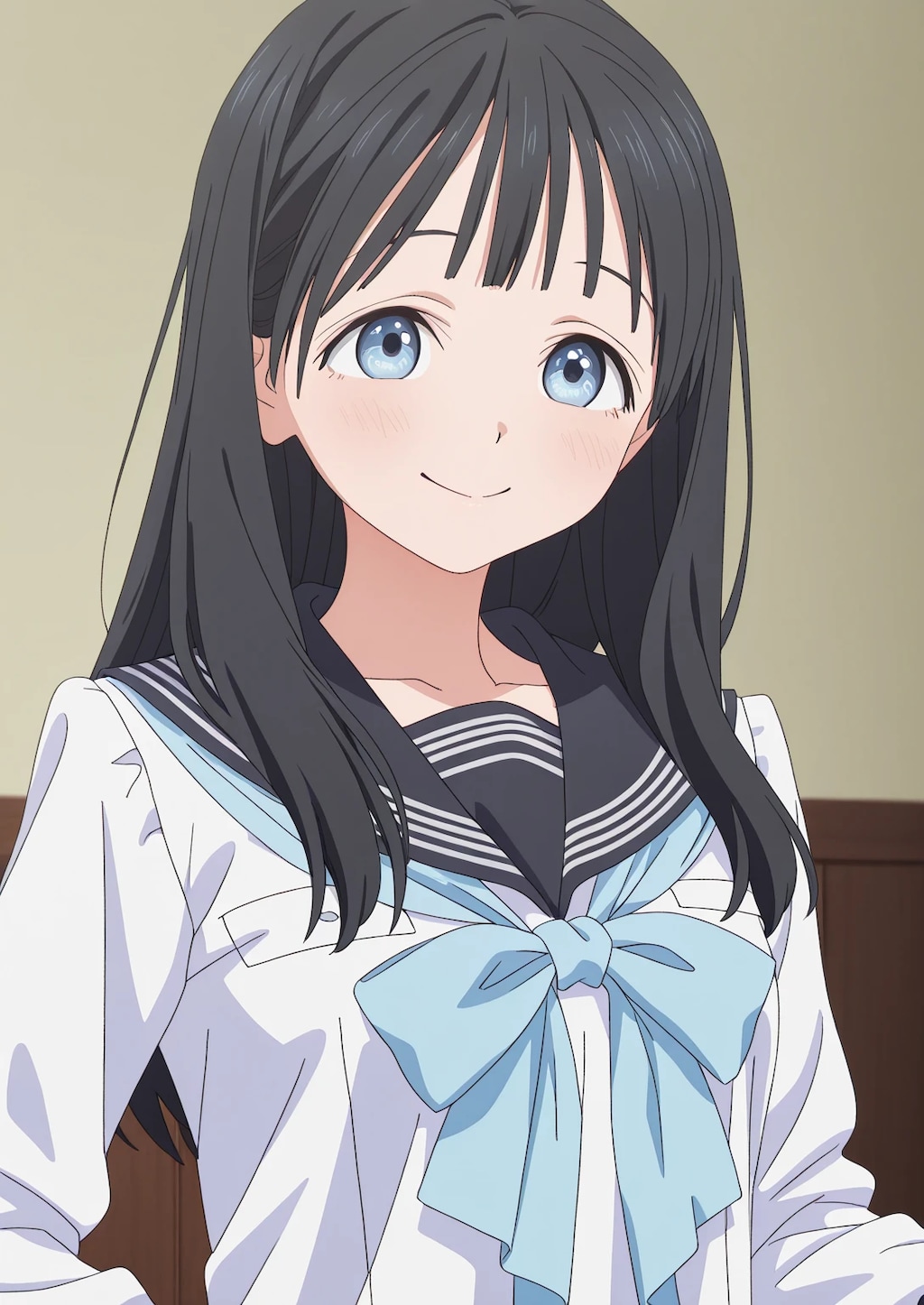 明日ちゃんのセーラー服001《SeaArt》