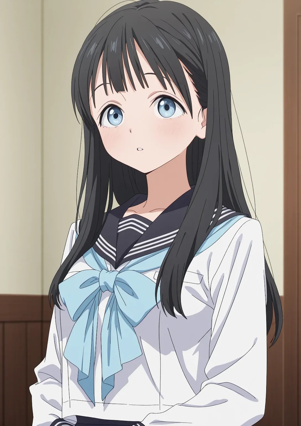 明日ちゃんのセーラー服001《SeaArt》