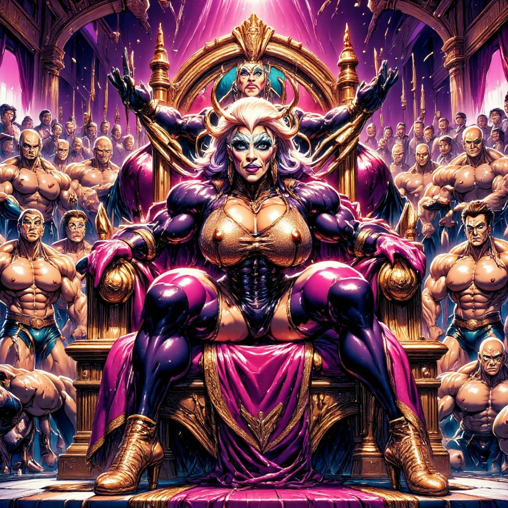 聖マッスル城　玉座