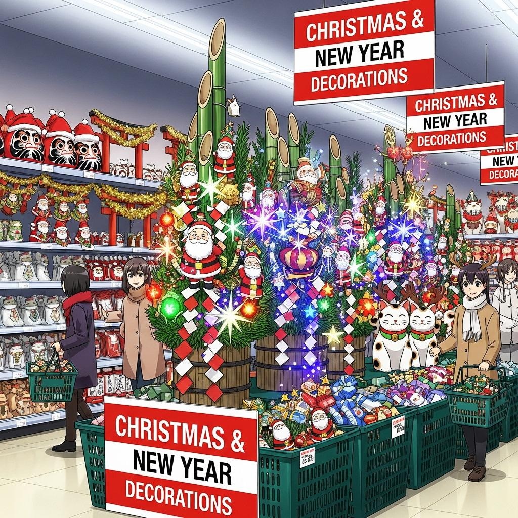 クリスマスとお正月をひとつに！