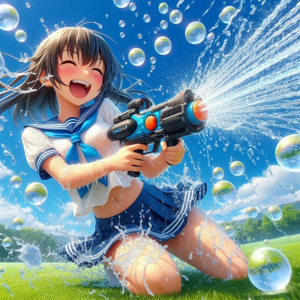 ５ 太陽がいっぱい 水遊び