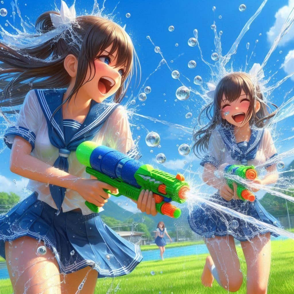 ５ 太陽がいっぱい 水遊び