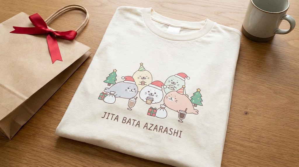 ジタバタアザラシTシャツ