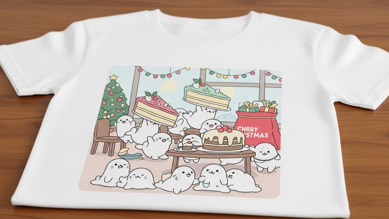 ジタバタアザラシTシャツ | の人気AIイラスト・グラビア
