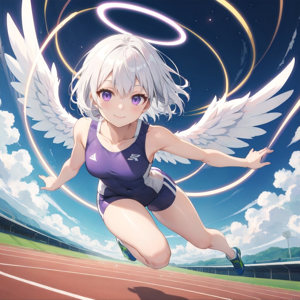 天使の陸上部活動