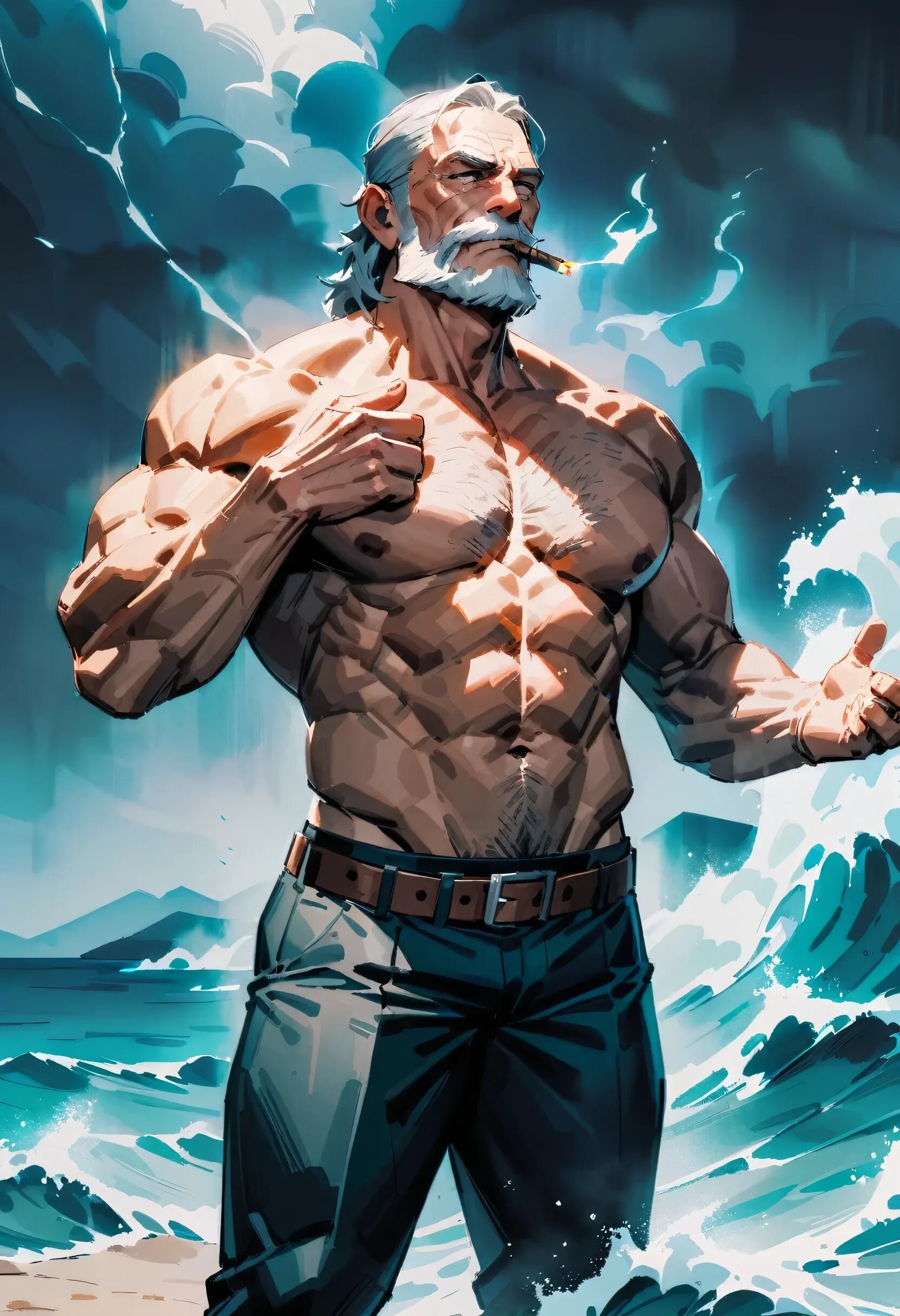 老人と海 | の人気AIイラスト・グラビア