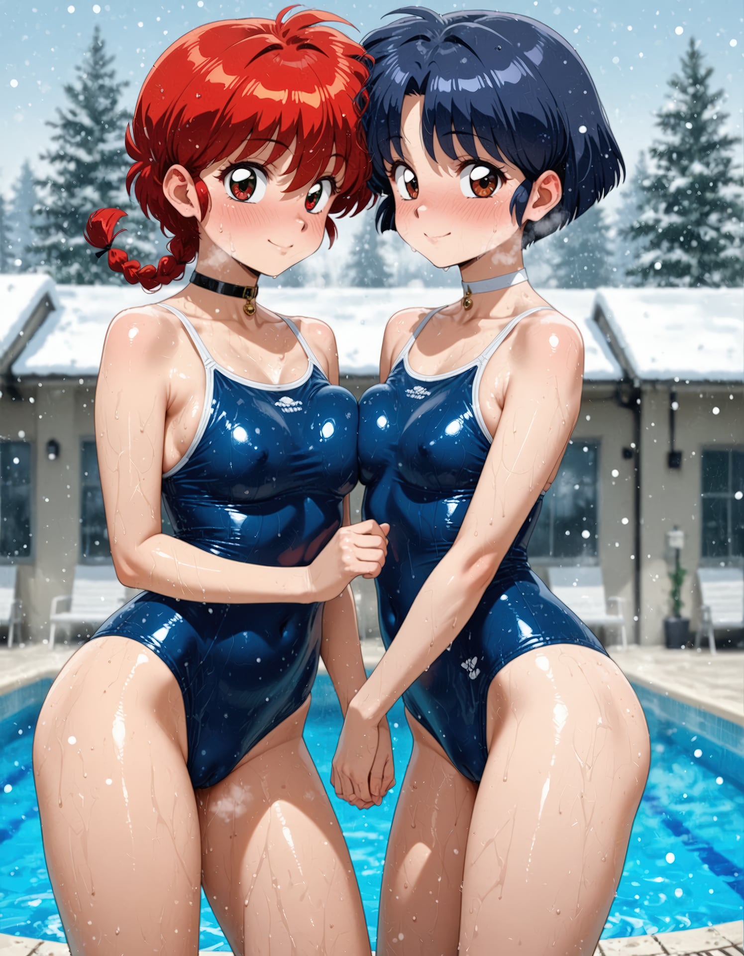 冬はプール！