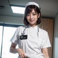 看護師のむちむちストッキングに魅せられて 3枚目