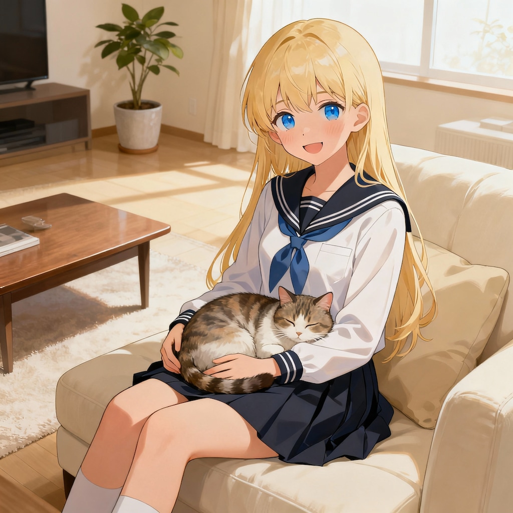 猫ちゃんとちちぷいちゃんがラブラブだ　弾