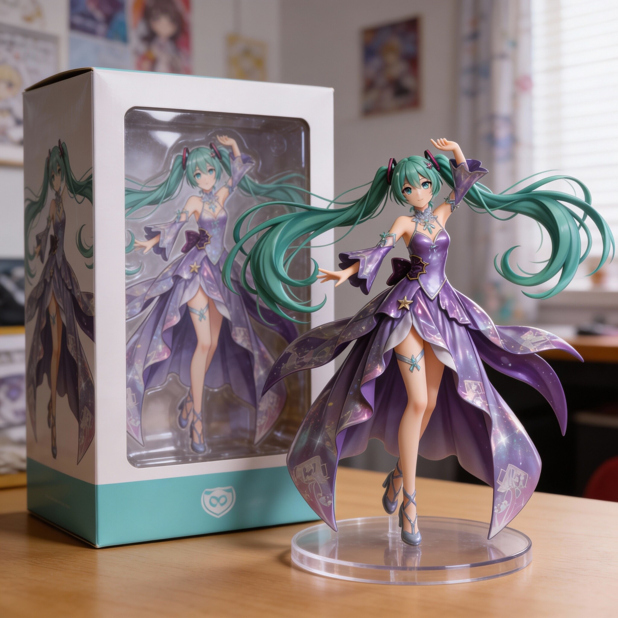 【お試し生成】初音ミクのフィギュア化
