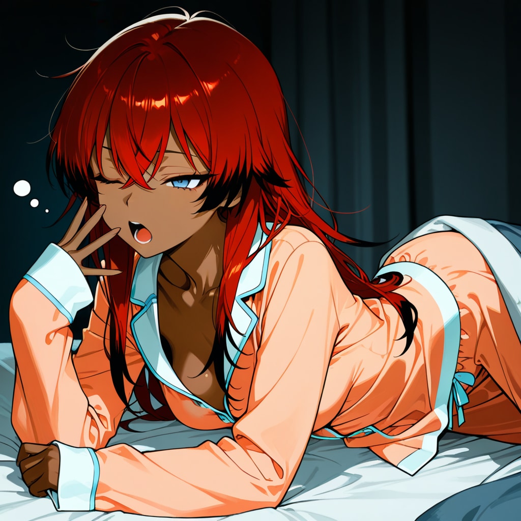 早起き黒メッシュさん